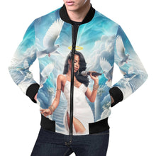 Load image into Gallery viewer, Aaliyah Customized All Over Print Bomber Jacket for Men