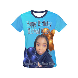 Happy Birthday All Over Print T-Shirt
