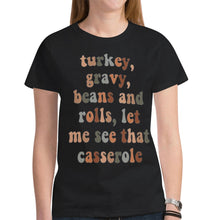 Load image into Gallery viewer, Thanksgiving &amp; Christmas Nutrition Fact T-Shirt Restored Vision