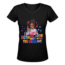 Load image into Gallery viewer, Women&#39;s Deep V-Neck T-Shirt I&#39;m Street