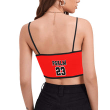 Load image into Gallery viewer, Psalm 23 Women&#39;s Spaghetti Strap Crop Top
