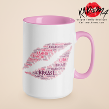 Load image into Gallery viewer, #Pinktober Mug with Color Inside