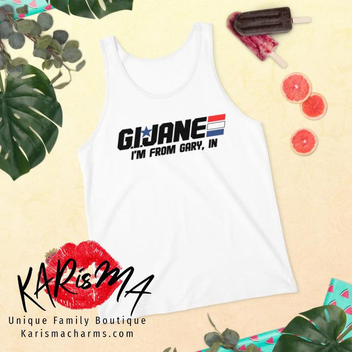 GI Jane White Tank Top