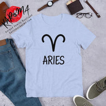 Load image into Gallery viewer, Aries Sign Short-Sleeve T-Shirt