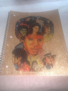 Glittered Customized Notebooks DIY