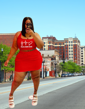 Load image into Gallery viewer, PLUS SIZE WOMEN&#39;S FASHION SPORTS AND LEISURE DESIGNER SUIT - FAITH HOPE LOVE