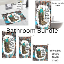 Load image into Gallery viewer, Custom Shower Curtain, Towel, Bath Rug, And/Or Bath Combination Set