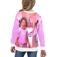 Load image into Gallery viewer, Girls&#39; All Over Print V-Neck Sweater Kids