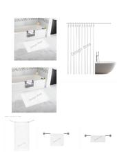 Load image into Gallery viewer, Shower Curtain, Towel, Bath Rug, And/Or Bath Combination Set