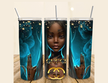 Load image into Gallery viewer, 20oz Tall Skinny Tumbler With Lid And Straw