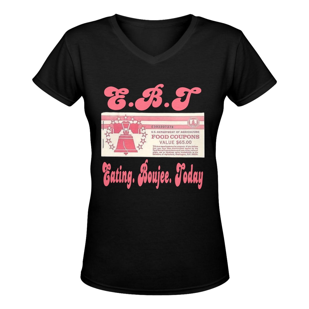 BET-E B T Women's Deep V-Neck T-Shirt Karma