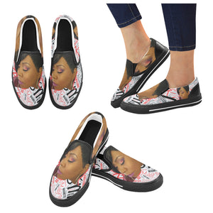 Women's Customized Slip On Canvas Shoes