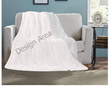 Load image into Gallery viewer, Custom Fleece Throw Blanket