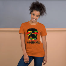 Load image into Gallery viewer, Juneteenth Female Short-Sleeve T-Shirt