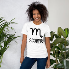 Load image into Gallery viewer, Scorpio Sign Short-Sleeve T-Shirt