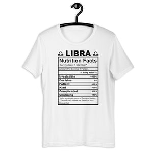 Libra Sign Short-Sleeve Unisex T-Shirt