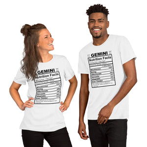 Gemini Sign Short-Sleeve Unisex T-Shirt
