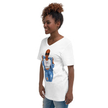 Load image into Gallery viewer, Fight Short Sleeve V-Neck T-Shirt