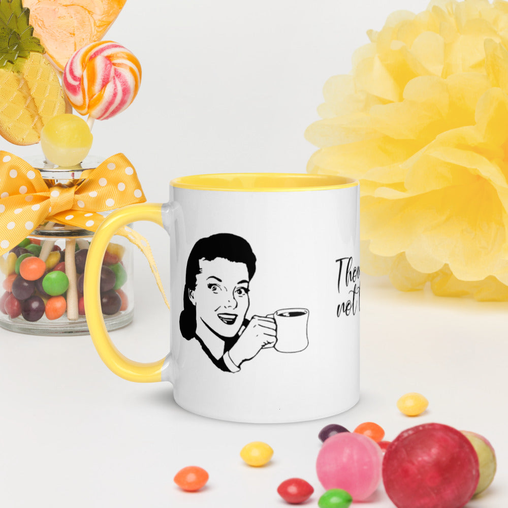 Thou Should Not Try Me -Mom 24:7 Yellow Mug with Color Inside