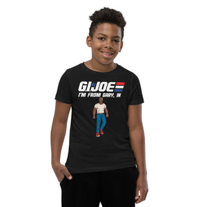 GI Joe Black Youth Short Sleeve T-Shirt Gary, IN