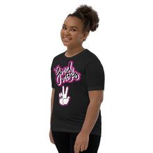 Load image into Gallery viewer, Zariah&#39;s Good Vibes Youth Short Sleeve T-Shirt